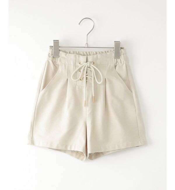 ikka kids「GOKU楽パンツ 冷感レースアップハーフパンツ (120cm~160cm)」|その他|