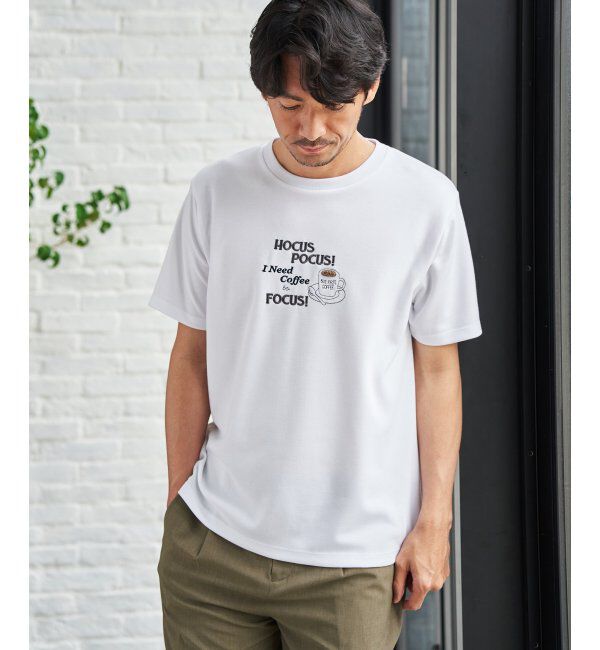 ikka「冷感ポンチ刺繍Ｔシャツ」|Tシャツ・カットソー|
