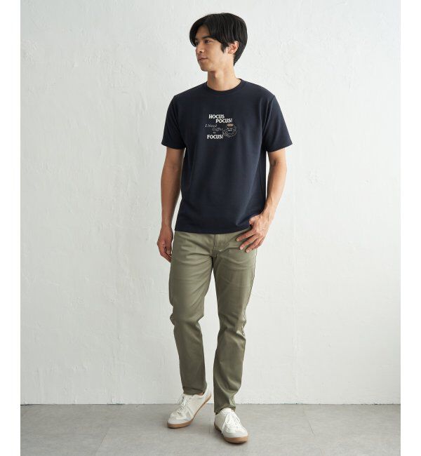 ikka「冷感ポンチ刺繍Ｔシャツ」|Tシャツ・カットソー|