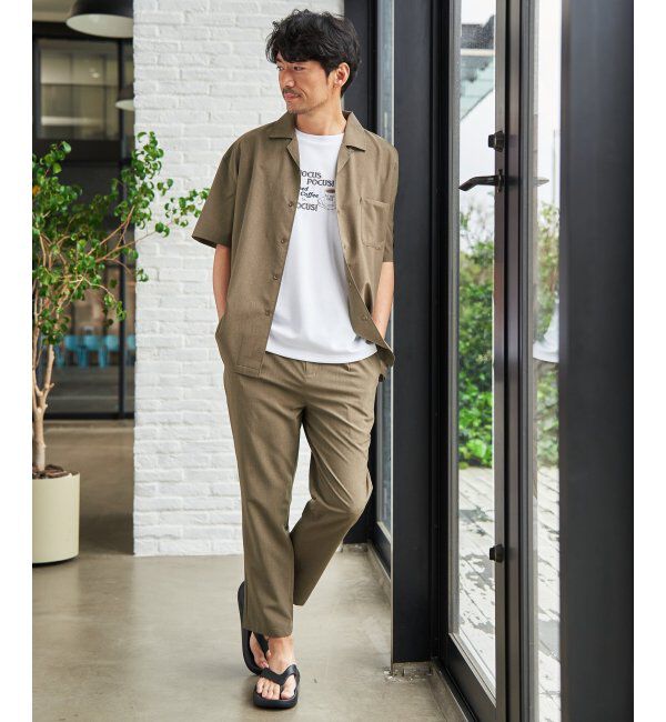 ikka「冷感ポンチ刺繍Ｔシャツ」|Tシャツ・カットソー|