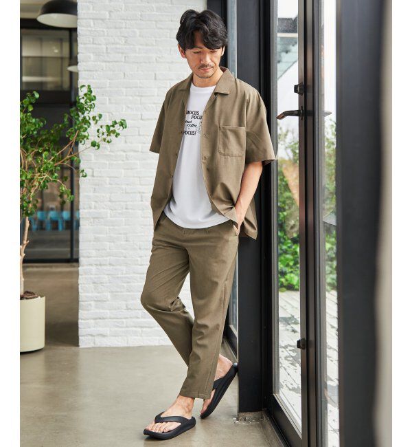 ikka「冷感ポンチ刺繍Ｔシャツ」|Tシャツ・カットソー|