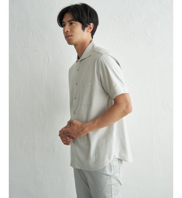 IKKA LOUNGE「アーバンＤＲＹレイカンオープンポロ」|Tシャツ・カットソー|
