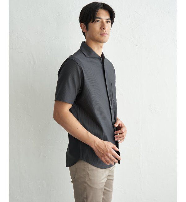IKKA LOUNGE「アーバンＤＲＹレイカンオープンポロ」|Tシャツ・カットソー|