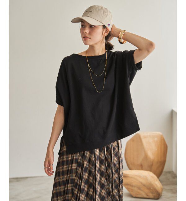 ikka「【お得だ値】冷感ショルダータックプルオーバー」|その他|