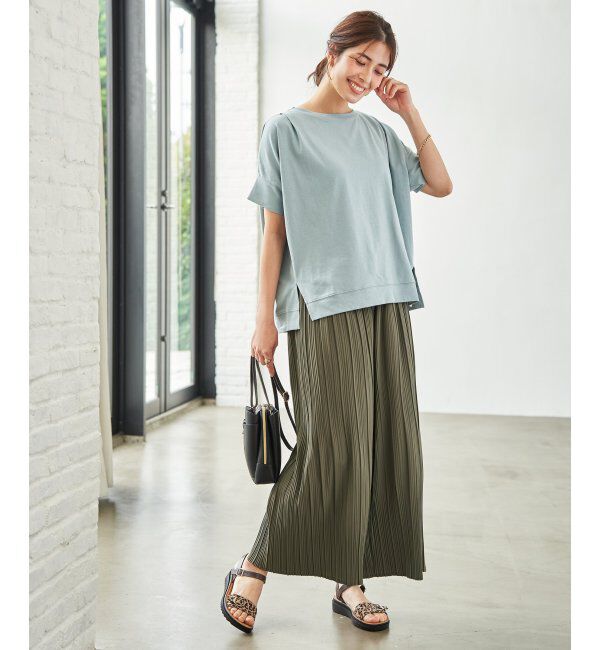 ikka「【お得だ値】冷感ショルダータックプルオーバー」|その他|