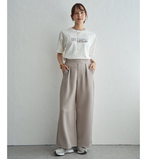 ikka「【接触冷感】ロゴフォトプリントTシャツ」|Tシャツ・カットソー|