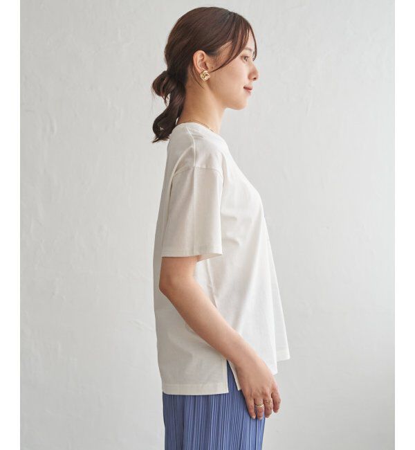 ikka「【接触冷感】ロゴフォトプリントTシャツ」|Tシャツ・カットソー|