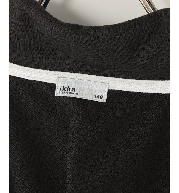 ikka kids「コンチョショール襟ロゴトレーナー（120~160cm）」|Tシャツ・カットソー|