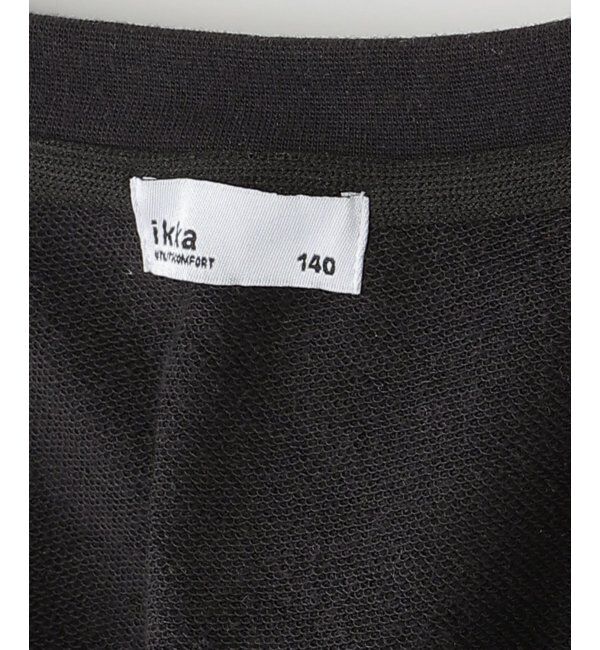 ikka kids「ビックワッフル裏毛コンビトレーナー（130~160cm）」|Tシャツ・カットソー|