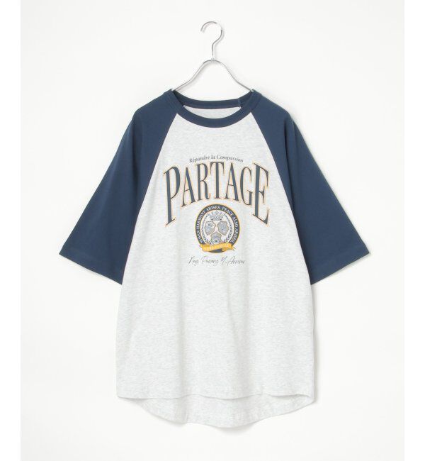 VENCE share style「カレッジ配色ラグランT」|Tシャツ・カットソー|