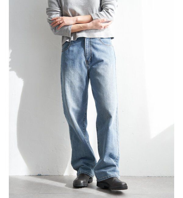 VENCE share style「12ozデニムローライズパンツ」|デニム|