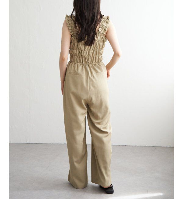 VENCE share style「ヘザーツイルシャーリングサロペット」|オールインワン|