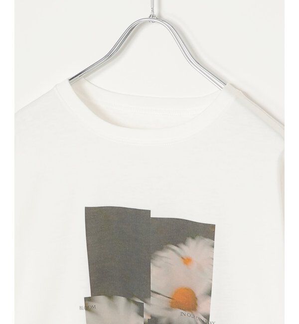 VENCE share style「【接触冷感／UVカット】Flower プリントTシャツ」|Tシャツ・カットソー|
