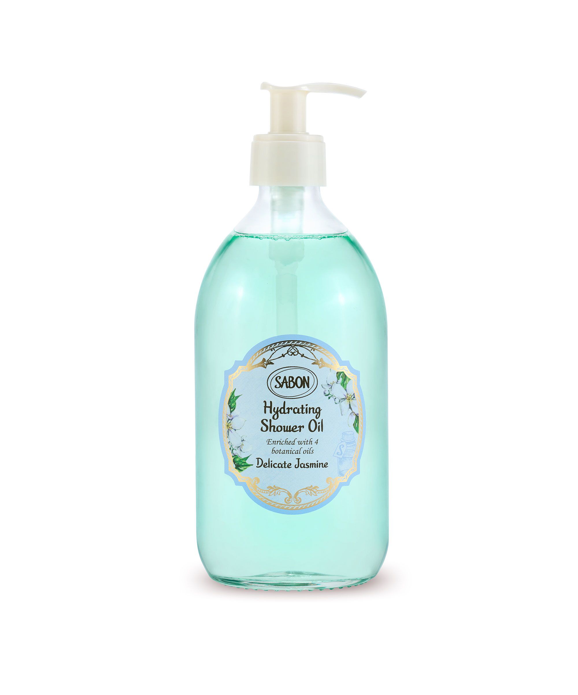 SABON「ﾊｲﾄﾞﾚｲﾃｨﾝｸﾞ ｼｬﾜｰｵｲﾙ ﾃﾞﾘｹｰﾄ･ｼﾞｬｽﾐﾝ (500mL)」|ボディクレンジング|ﾃﾞﾘｹｰﾄ･ｼﾞｬｽﾐﾝ