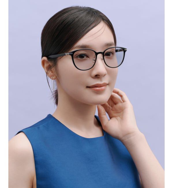  「WEB限定 SUNCUTGlasses/UV100％CUT ボストン型 パーソナルカラーサングラス | イエベ ブルべ」|サングラス|黒3