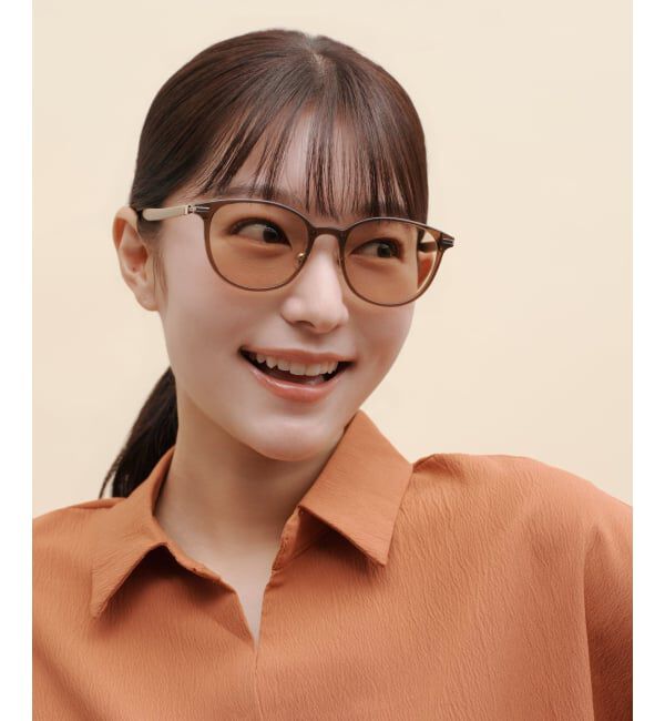  「WEB限定 SUNCUTGlasses/UV100％CUT ボストン型 パーソナルカラーサングラス | イエベ ブルべ」|サングラス|