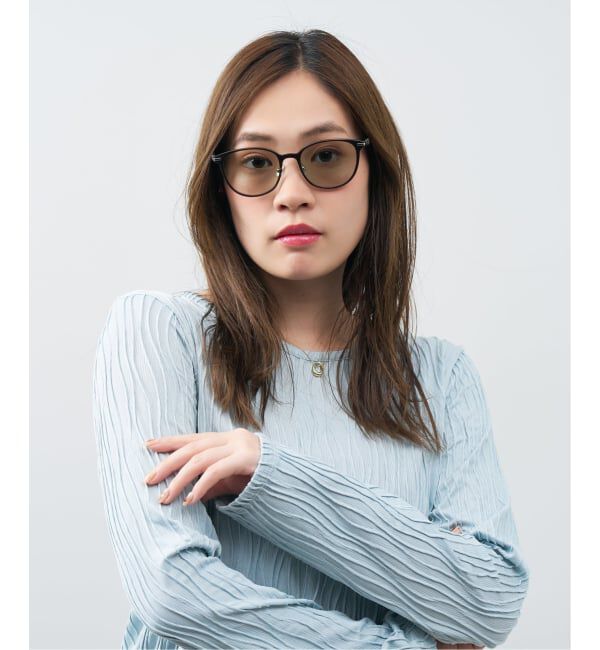  「WEB限定 SUNCUTGlasses/UV100％CUT ボストン型 パーソナルカラーサングラス | イエベ ブルべ」|サングラス|