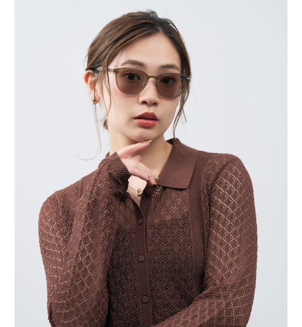  「WEB限定 SUNCUTGlasses/UV100％CUT ボストン型 パーソナルカラーサングラス | イエベ ブルべ」|サングラス|