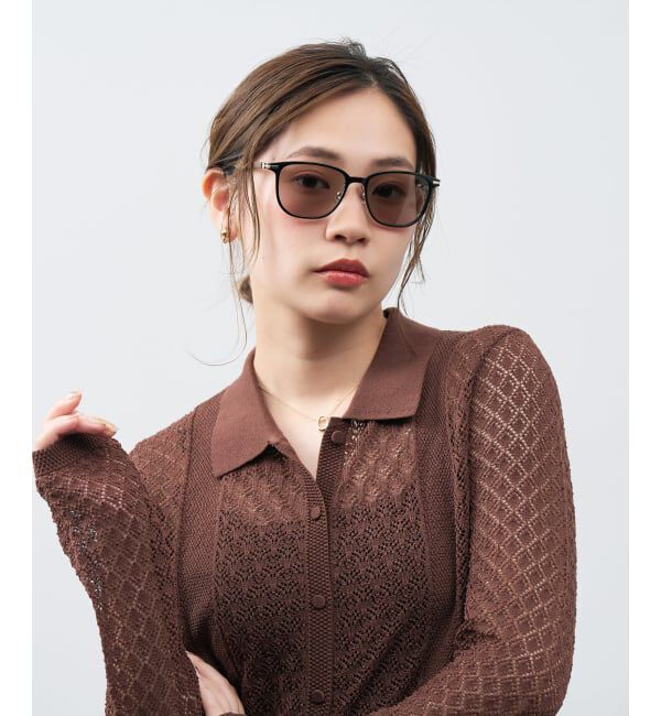  「WEB限定 SUNCUTGlasses/UV100％CUT ウェリントン型 パーソナルカラーサングラス | イエベ ブルべ 」|サングラス|