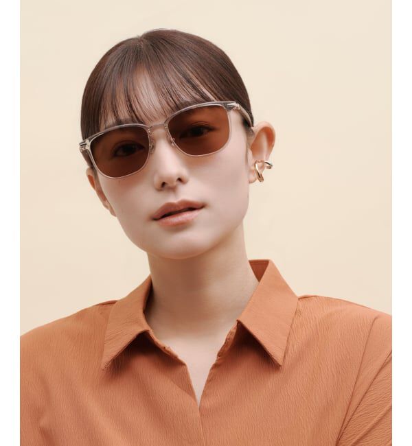  「WEB限定 SUNCUTGlasses/UV100％CUT ウェリントン型 パーソナルカラーサングラス | イエベ ブルべ 」|サングラス|グレー