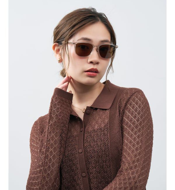  「WEB限定 SUNCUTGlasses/UV100％CUT ウェリントン型 パーソナルカラーサングラス | イエベ ブルべ 」|サングラス|