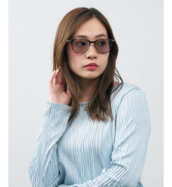  「WEB限定 SUNCUTGlasses/UV100％CUT ウェリントン型 パーソナルカラーサングラス | イエベ ブルべ 」|サングラス|