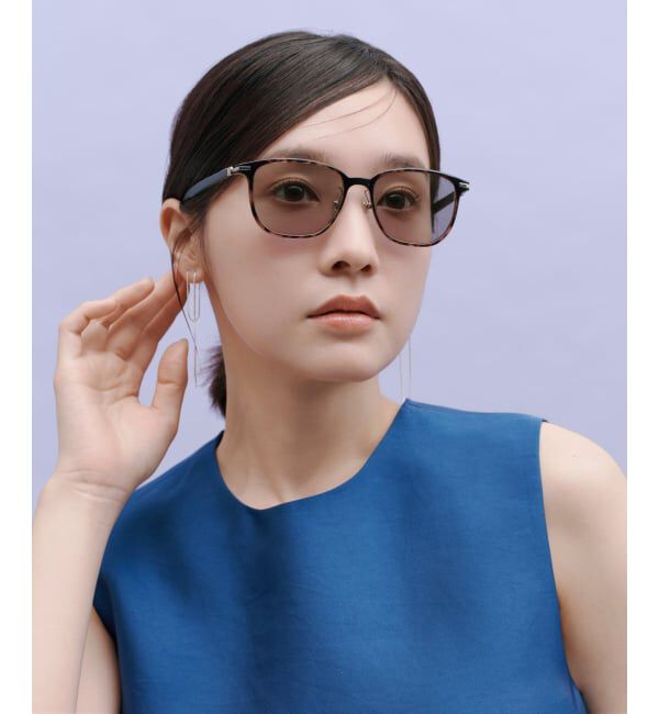  「WEB限定 SUNCUTGlasses/UV100％CUT ウェリントン型 パーソナルカラーサングラス | イエベ ブルべ 」|サングラス|レッド3