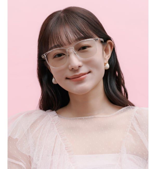 「WEB限定 SUNCUTGlasses/UV100％CUT ウェリントン型 パーソナルカラーサングラス | イエベ ブルべ 」|サングラス|薄イエロー