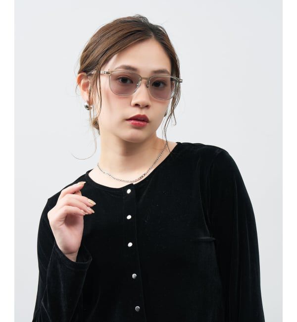  「WEB限定 SUNCUTGlasses/UV100％CUT ウェリントン型 パーソナルカラーサングラス | イエベ ブルべ 」|サングラス|