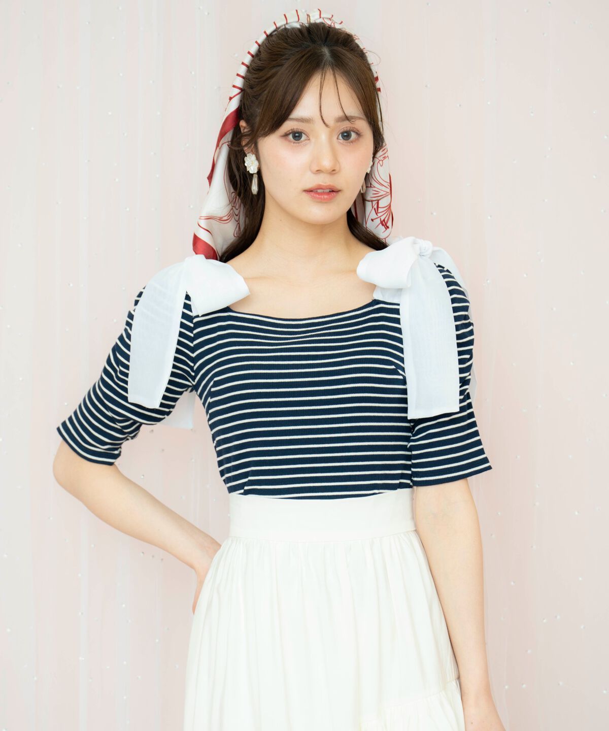 WILLSELECTION「ショルダーリボンパワショルトップス」|Tシャツ・カットソー|