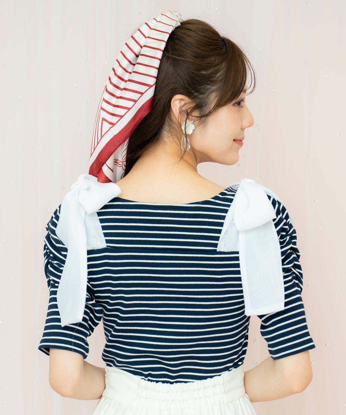WILLSELECTION「ショルダーリボンパワショルトップス」|Tシャツ・カットソー|