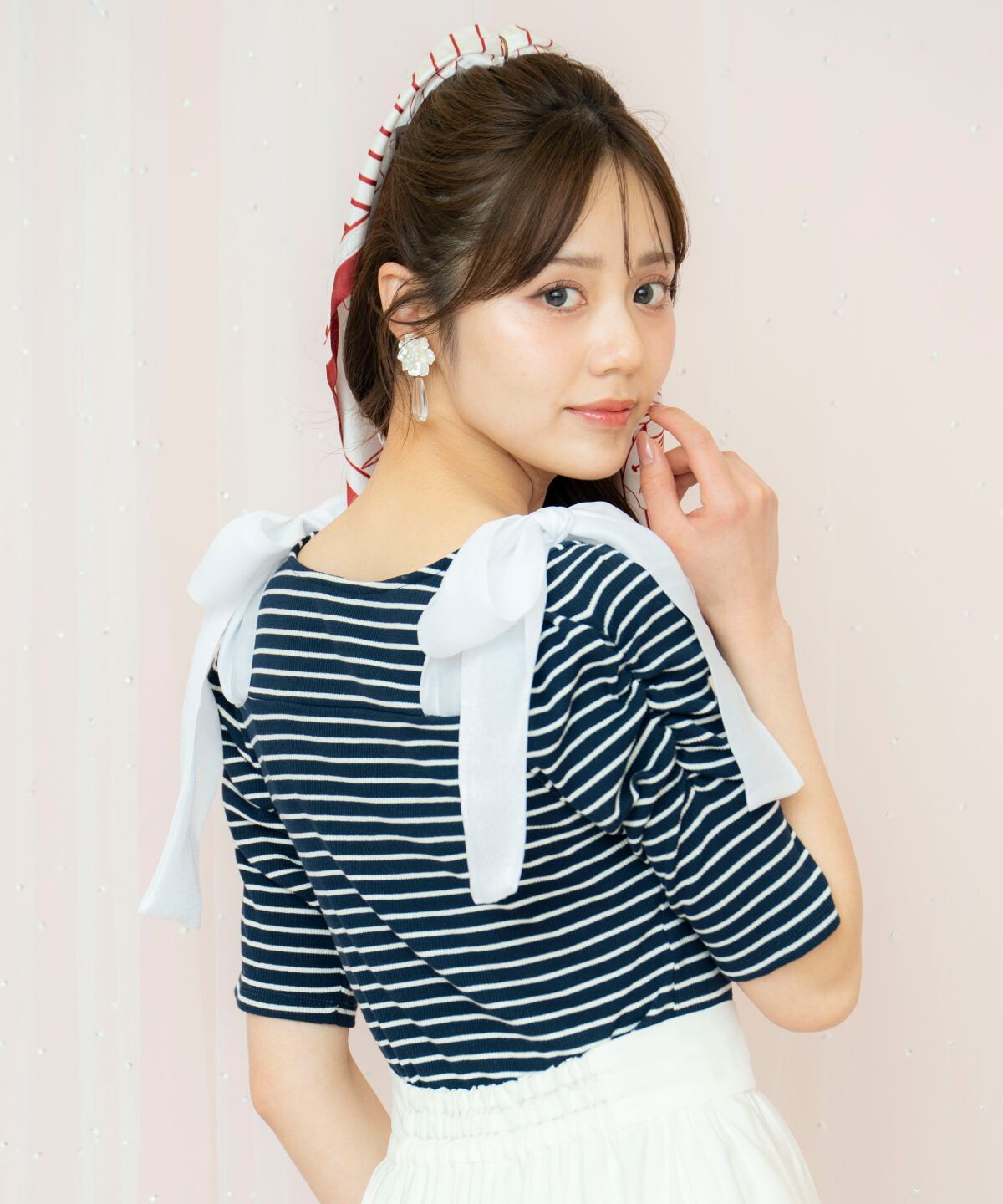 WILLSELECTION「ショルダーリボンパワショルトップス」|Tシャツ・カットソー|