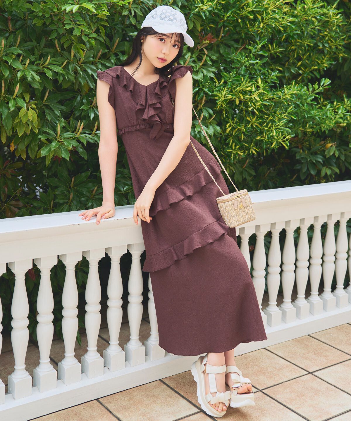 WILLSELECTION「ラッフルフリルティアードワンピース」|ワンピース|