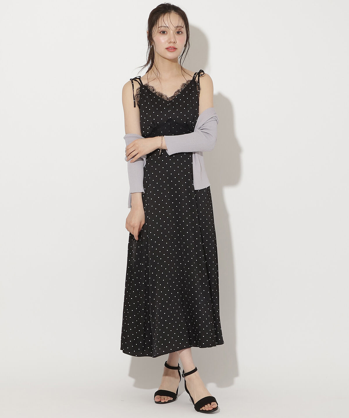WILLSELECTION「レーストリムキャミワンピース」|ワンピース|