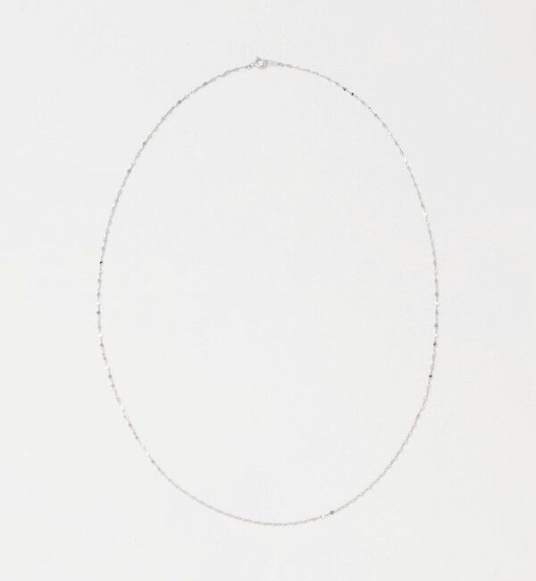 UNITED ARROWS「＜les bonbon＞W10K VICTORIA チェーンネックレス50」|ネックレス|SILVER