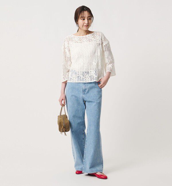 UNITED ARROWS「ルーズ ストレート デニムパンツ」|デニム|