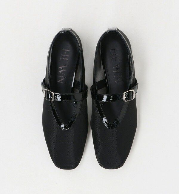UNITED ARROWS「＜HEWN＞SQ MESH フラットシューズ」|パンプス|BLACK