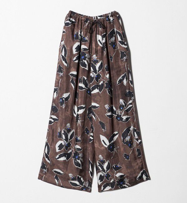 UNITED ARROWS「＜SACRA＞ペイント フローラ パンツ」|チノ|