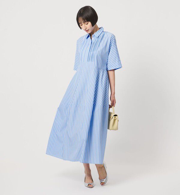 UNITED ARROWS「タック シャツ ワンピース」|ワンピース|
