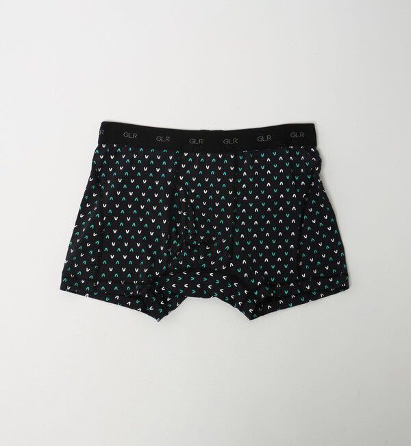 UNITED ARROWS green label relaxing「ファイン オーガニック デフォルメ ドット ボクサーパンツ」|インナー|BLACK