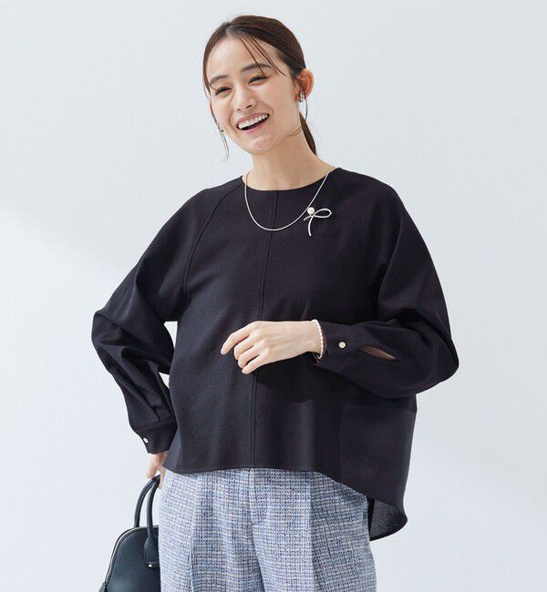 UNITED ARROWS green label relaxing「［size SHORTあり］fleurie(フルリー) フォルム プルオーバー ブラウス」|シャツ・ブラウス|