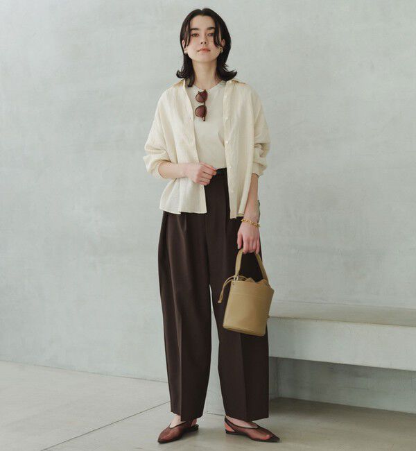 UNITED ARROWS green label relaxing「［size SHORTあり］リネンバランスシャツ」|シャツ・ブラウス|