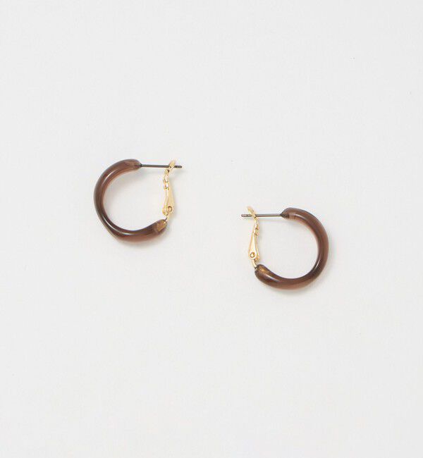 UNITED ARROWS green label relaxing「マーブル ピアス」|ピアス|DK.GRAY