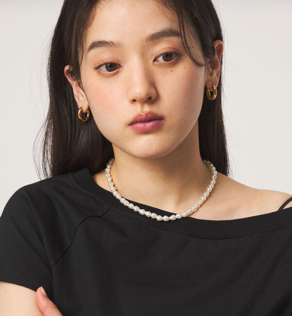 UNITED ARROWS green label relaxing「【WEB限定】フェイクパール トグル ネックレス」|ネックレス|