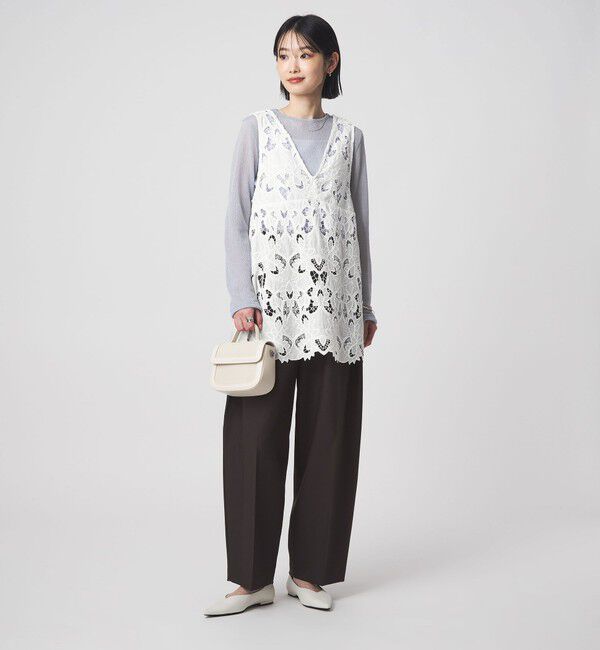 UNITED ARROWS green label relaxing「シャーリング シアー ロングスリーブ プルオーバー カットソー」|Tシャツ・カットソー|