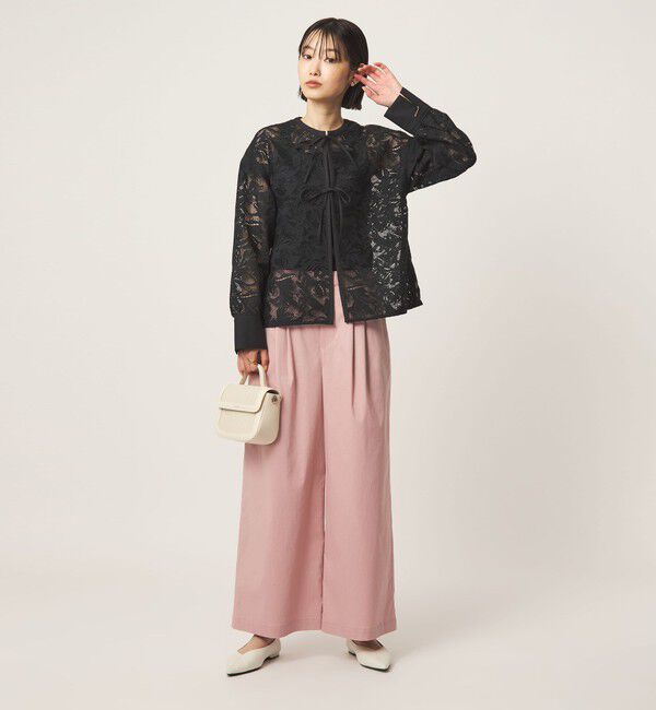 UNITED ARROWS green label relaxing「レース ハオリ ブラウス」|シャツ・ブラウス|