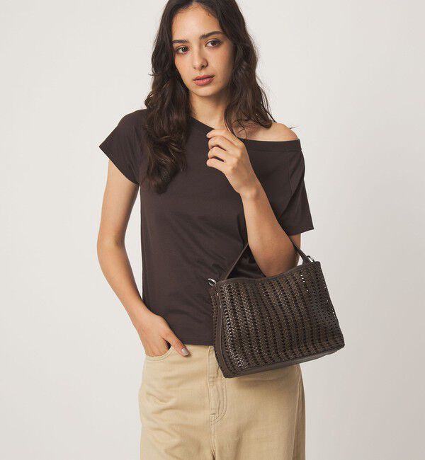 UNITED ARROWS green label relaxing「メッシュワンハンドルバッグ」|ショルダー・メッセンジャー|MD.BROWN