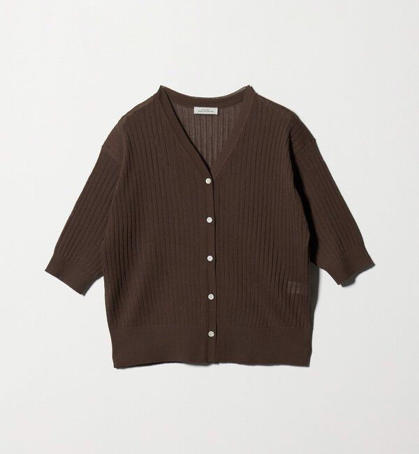 UNITED ARROWS green label relaxing「ブライトシアー Vネック ニット カーディガン」|カーディガン|