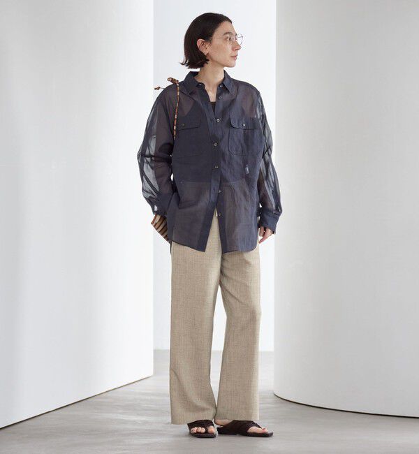 BEAUTY&YOUTH UNITED ARROWS「リネンライク ライトイージーパンツ ウォッシャブル 防シワ」|その他|