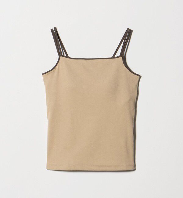 BEAUTY&YOUTH UNITED ARROWS「カラーパイピング 2ストラップ キャミソール」|Tシャツ・カットソー|